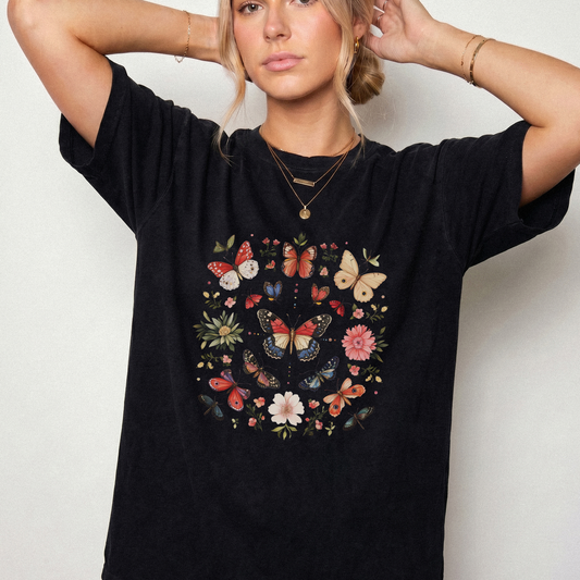 Antique Butterfly & Moth Study Tee | Foxfire & Fable