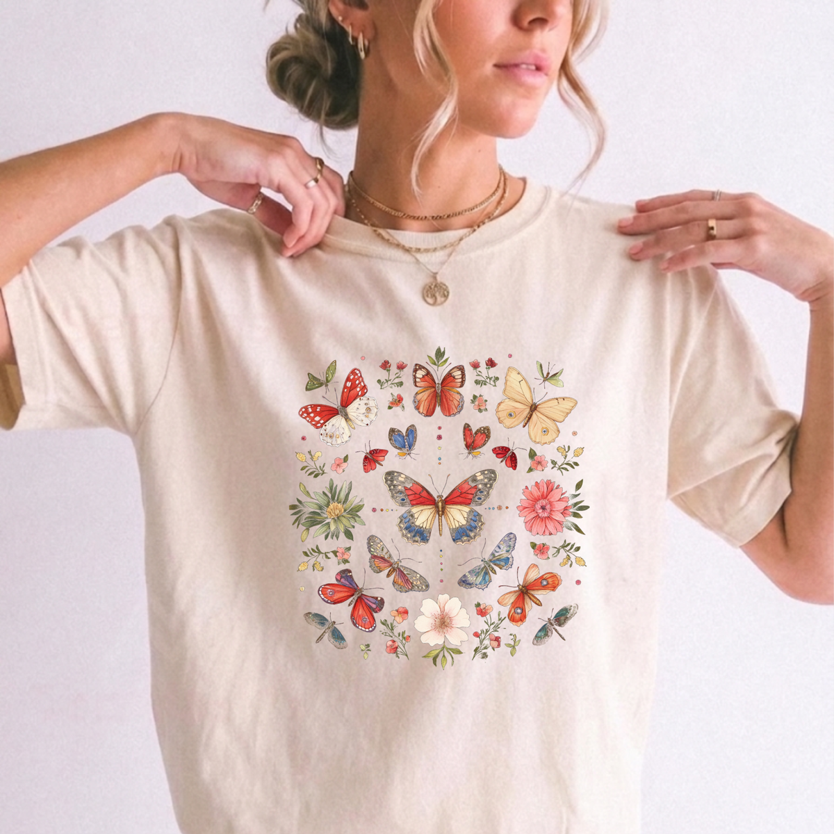 Antique Butterfly & Moth Study Tee | Foxfire & Fable