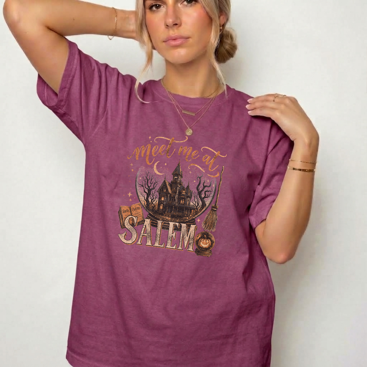 Meet Me at Salem Witchy Graphic Tee | Foxfire & Fable