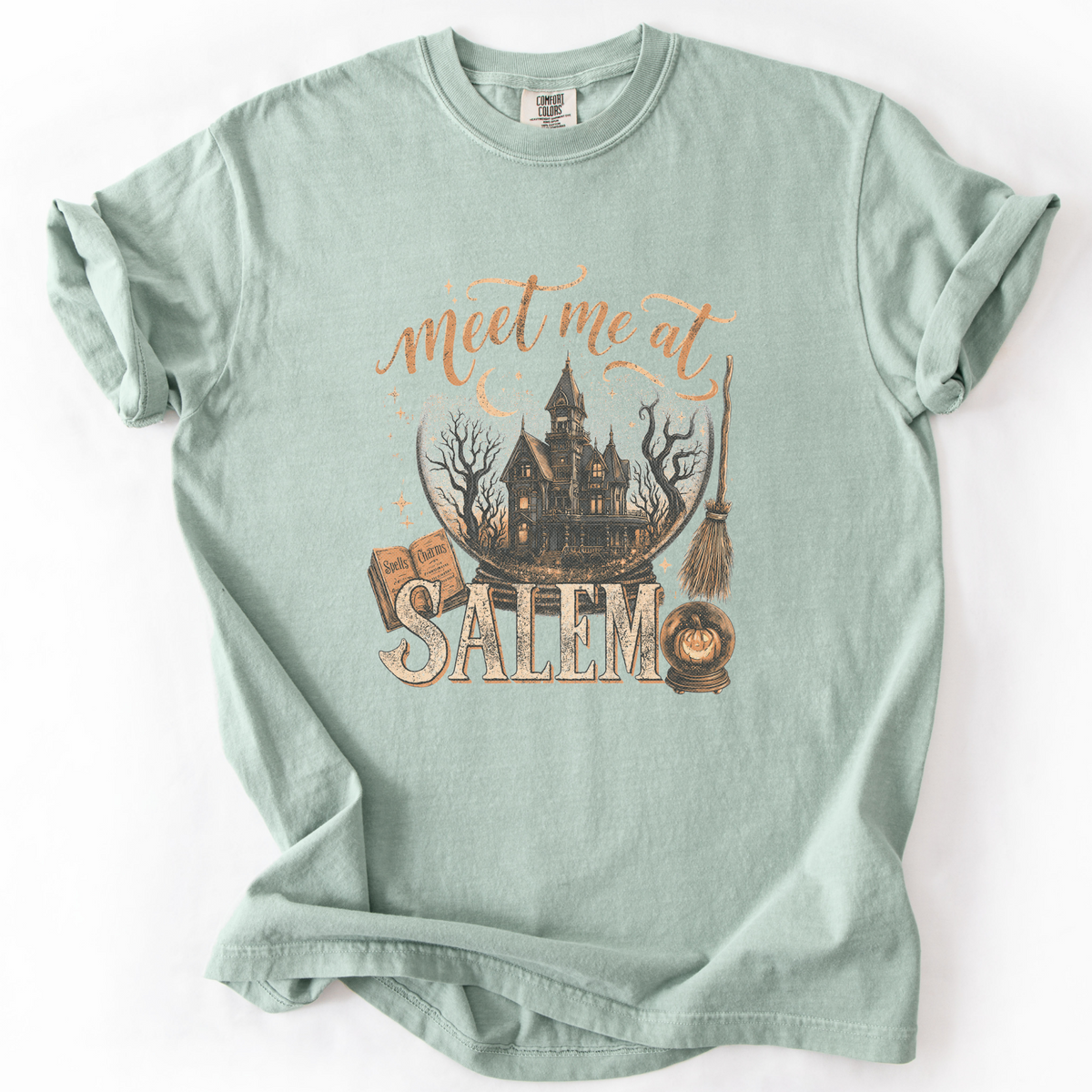 Meet Me at Salem Witchy Graphic Tee | Foxfire & Fable - Bay
