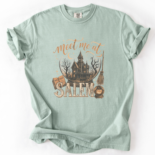 Meet Me at Salem Witchy Graphic Tee | Foxfire & Fable - Bay