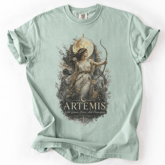Artemis Wild Women Graphic Tee | Foxfire & Fable - Bay