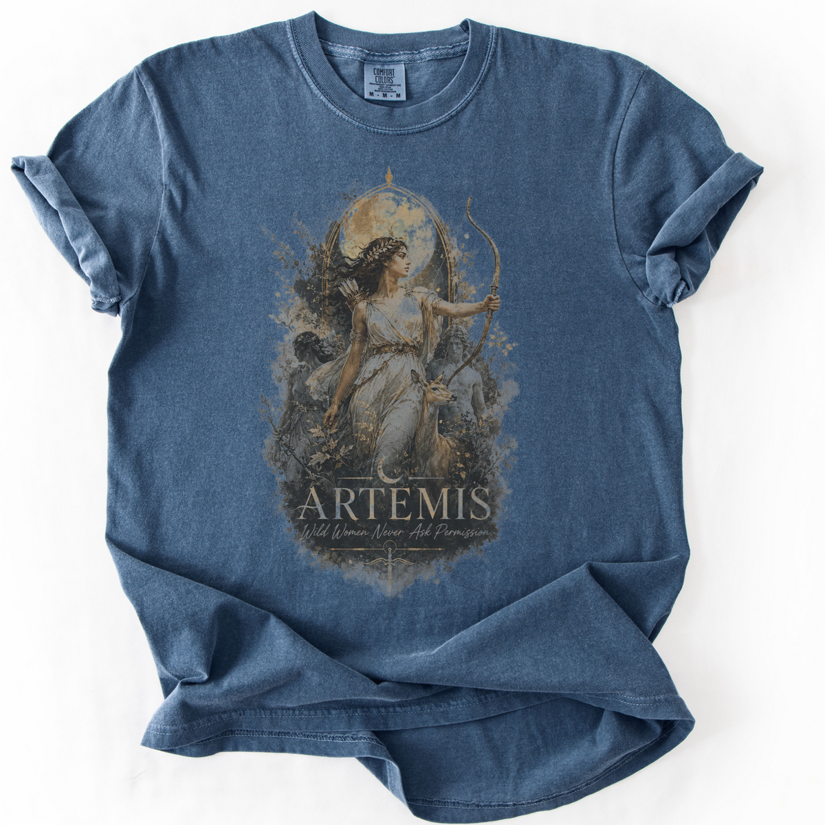 Artemis Wild Women Graphic Tee | Foxfire & Fable - Denim