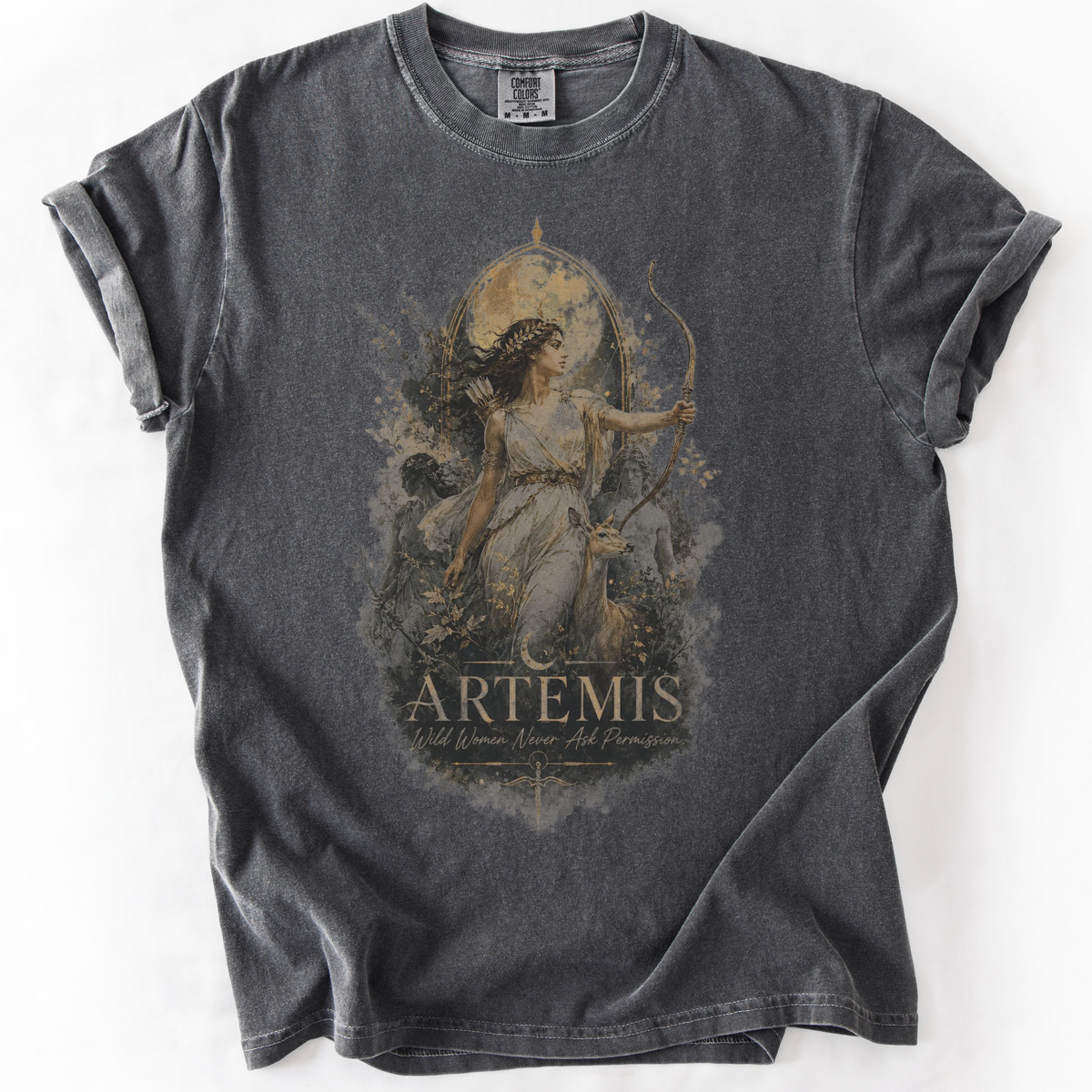 Artemis Wild Women Graphic Tee | Foxfire & Fable - Pepper