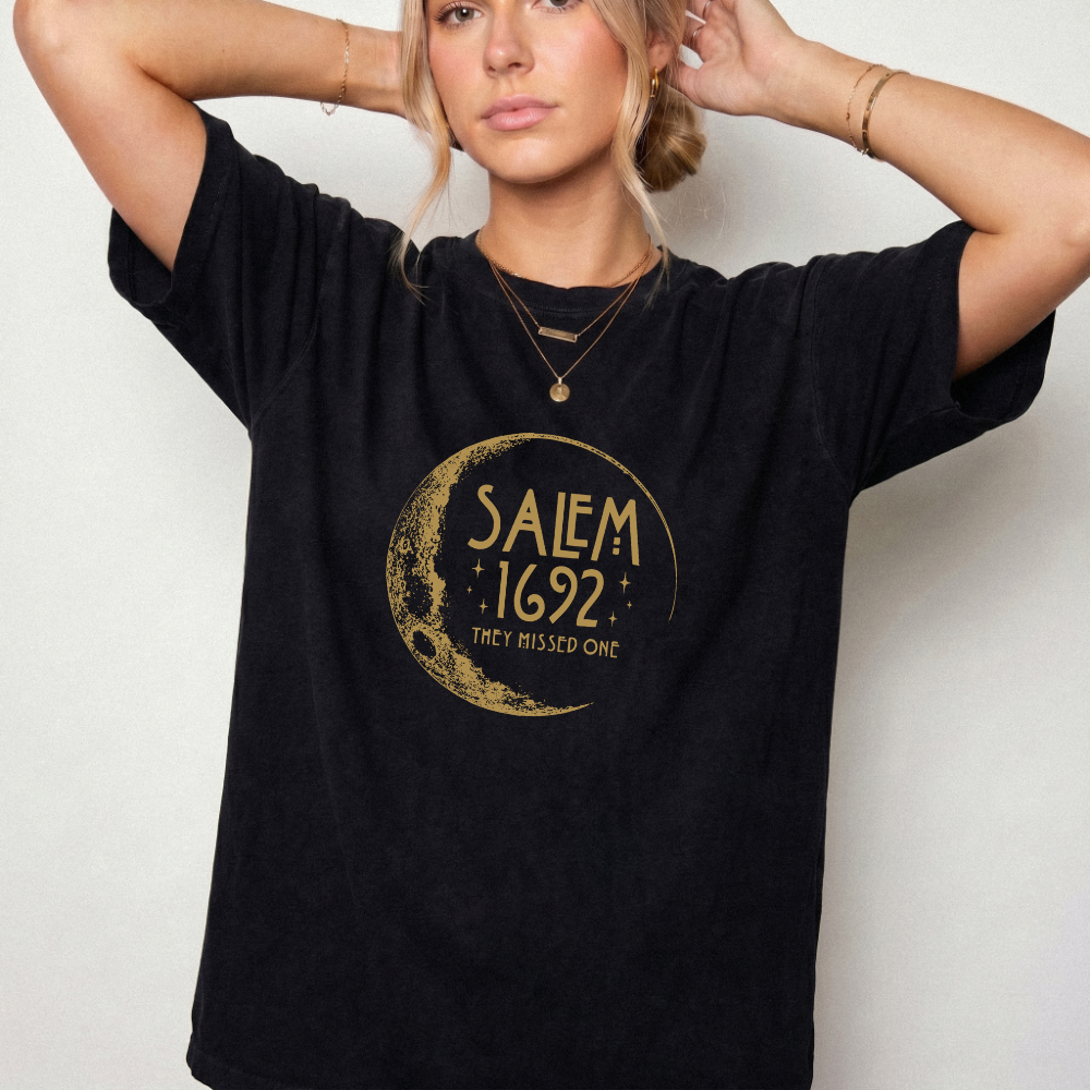 Salem 1692 They Missed One Witchy Moon Phase T-Shirt | Foxfire & Fable