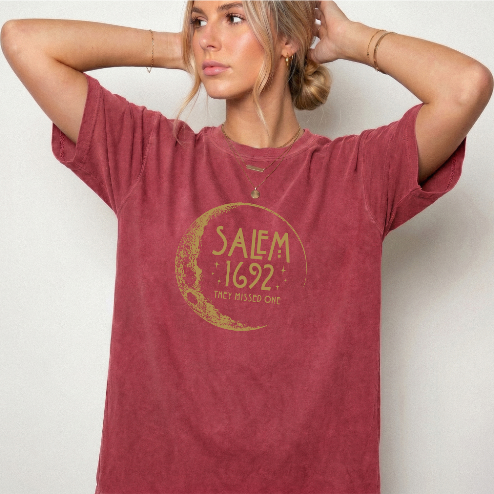 Salem 1692 They Missed One Witchy Moon Phase T-Shirt | Foxfire & Fable