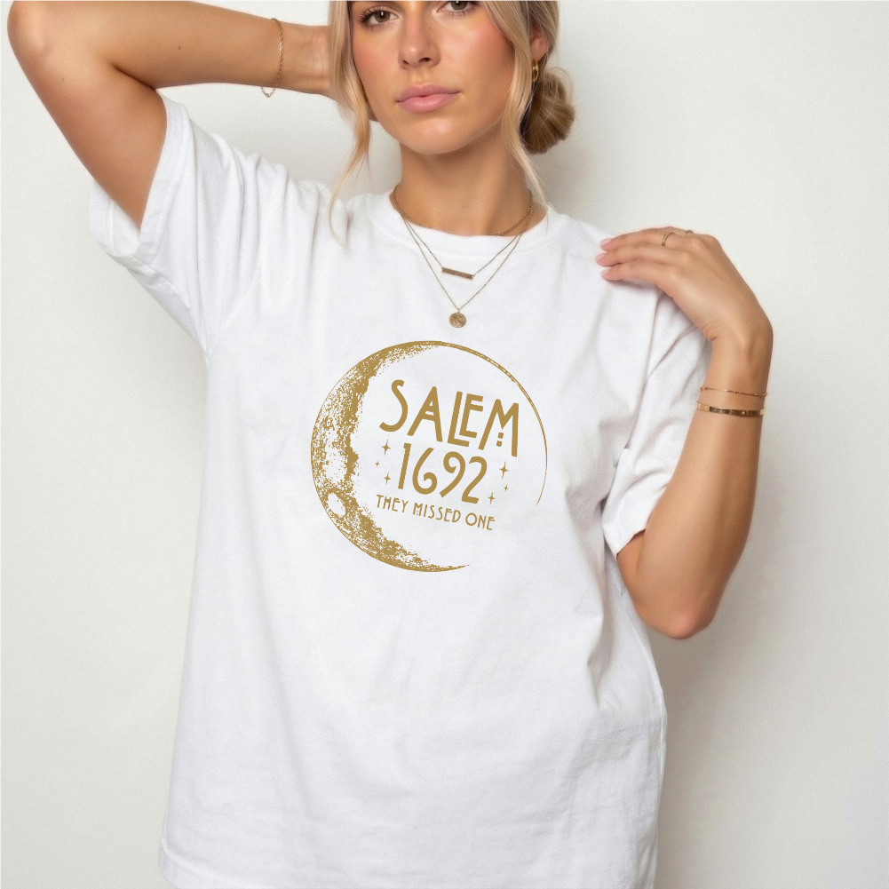 Salem 1692 They Missed One Witchy Moon Phase T-Shirt | Foxfire & Fable