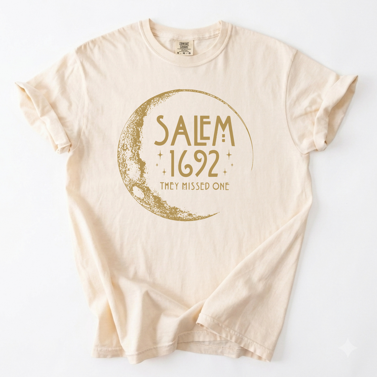 Salem 1692 They Missed One Witchy Moon Phase T-Shirt | Foxfire & Fable - Ivory