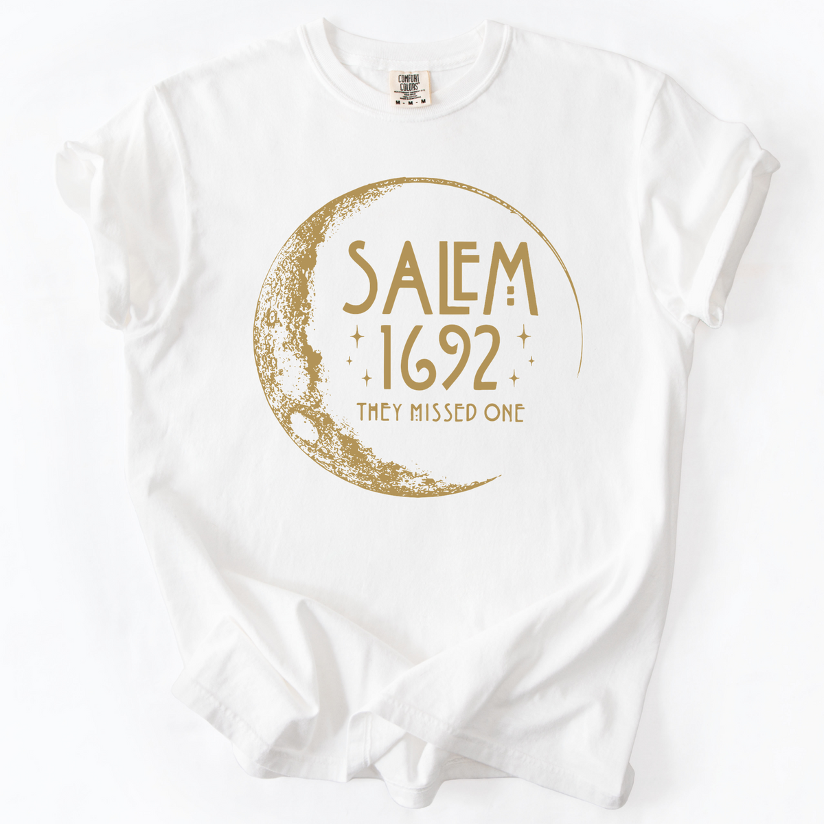 Salem 1692 They Missed One Witchy Moon Phase T-Shirt | Foxfire & Fable - White