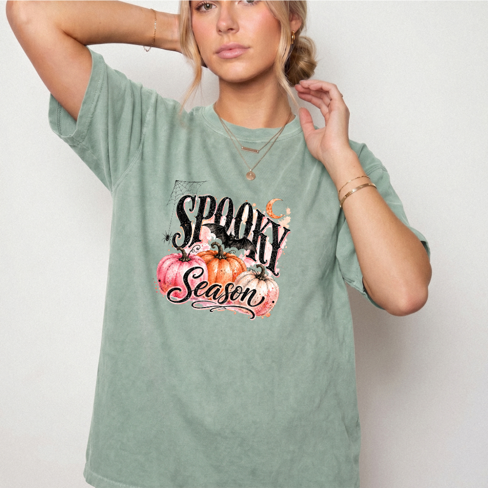 Spooky Season Pumpkin Bat Graphic Tee | Foxfire & Fable