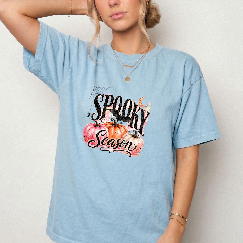 Spooky Season Pumpkin Bat Graphic Tee | Foxfire & Fable