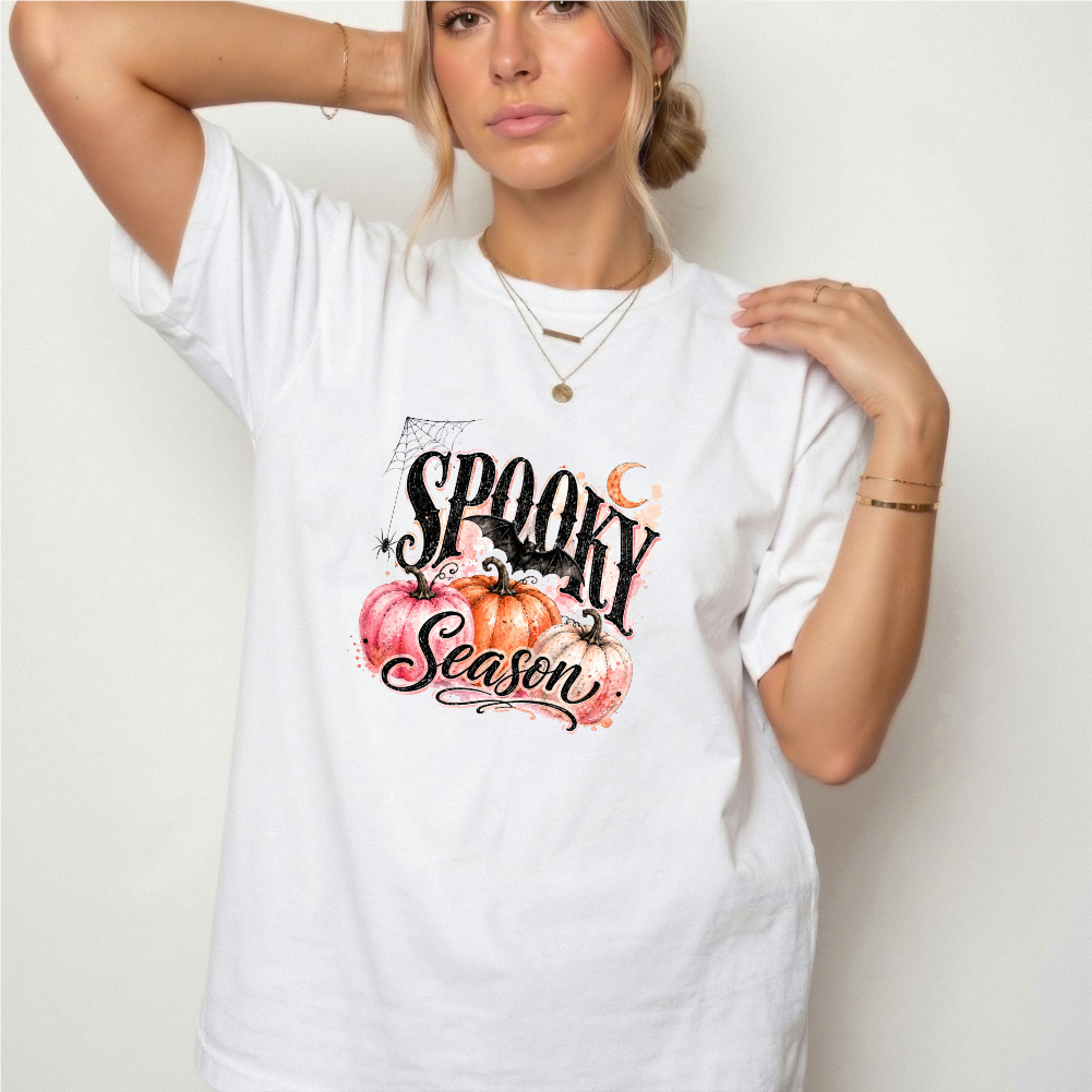 Spooky Season Pumpkin Bat Graphic Tee | Foxfire & Fable