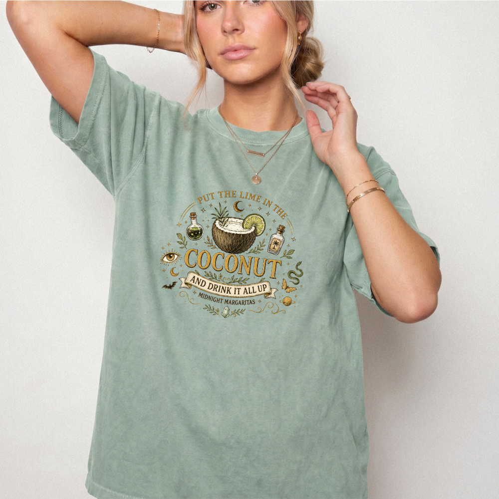Coconut Cocktail Mystical Graphic Tee | Foxfire & Fable