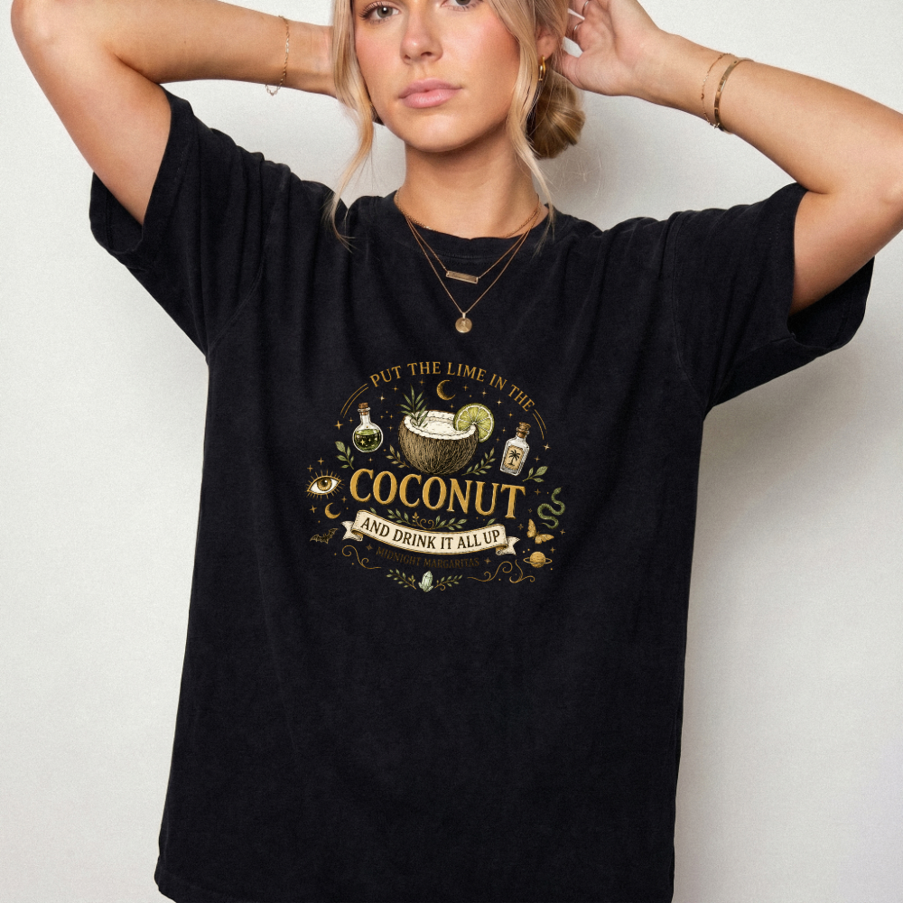 Coconut Cocktail Mystical Graphic Tee | Foxfire & Fable