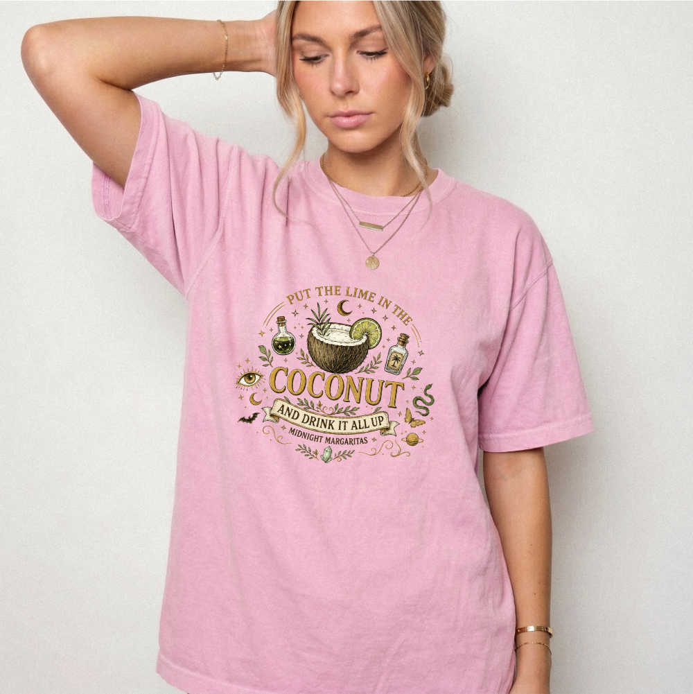 Coconut Cocktail Mystical Graphic Tee | Foxfire & Fable