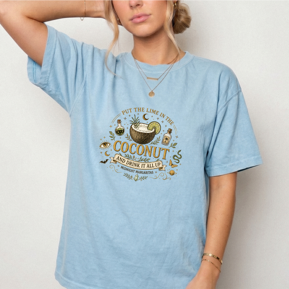 Coconut Cocktail Mystical Graphic Tee | Foxfire & Fable