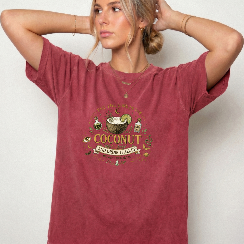 Coconut Cocktail Mystical Graphic Tee | Foxfire & Fable