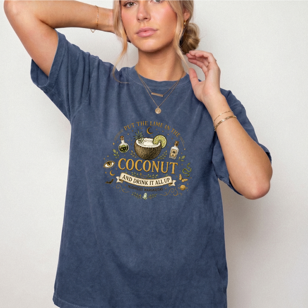 Coconut Cocktail Mystical Graphic Tee | Foxfire & Fable
