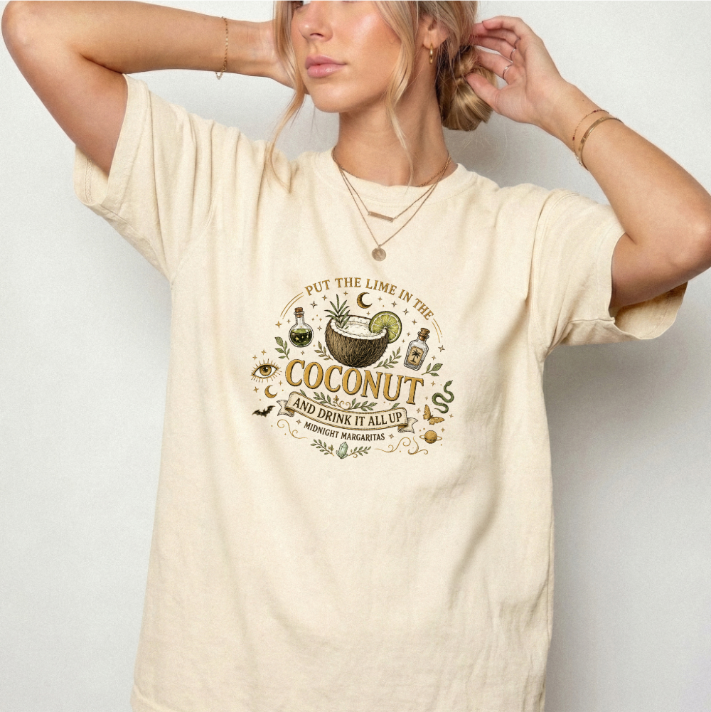 Coconut Cocktail Mystical Graphic Tee | Foxfire & Fable