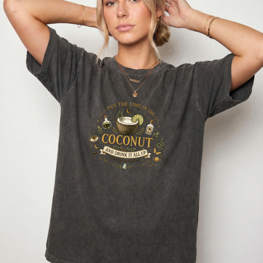 Coconut Cocktail Mystical Graphic Tee | Foxfire & Fable
