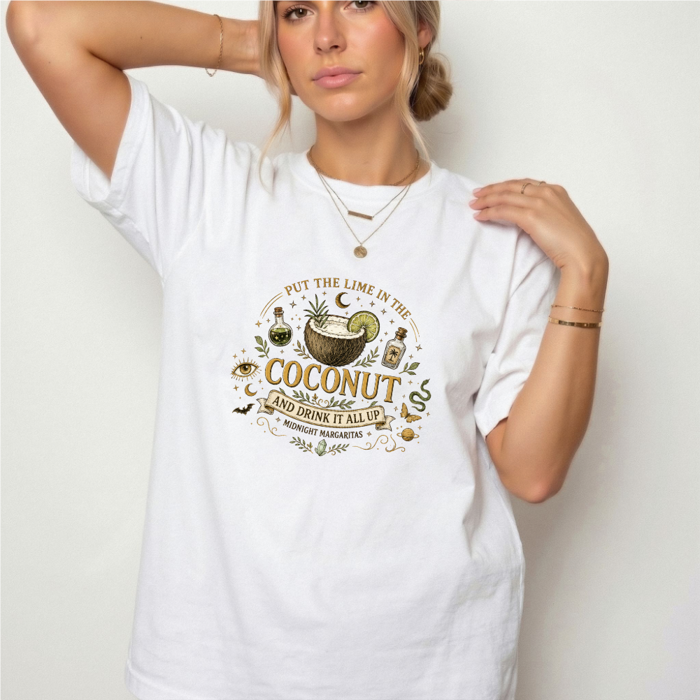 Coconut Cocktail Mystical Graphic Tee | Foxfire & Fable
