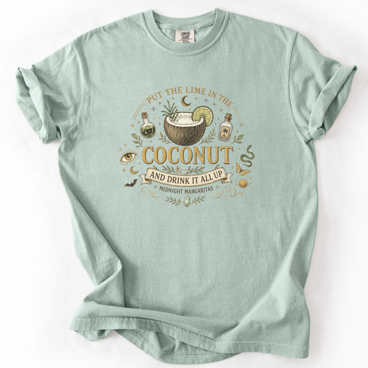 Coconut Cocktail Mystical Graphic Tee | Foxfire & Fable - Bay