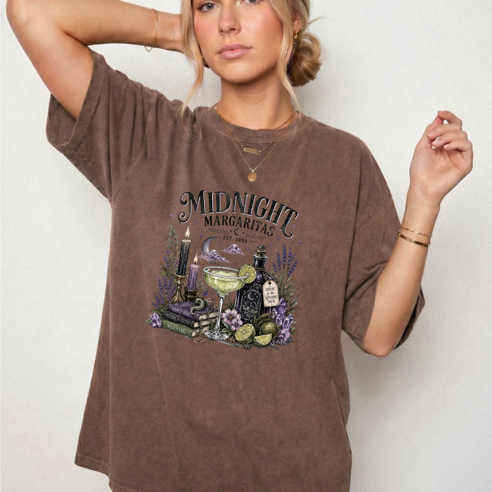 Midnight Margaritas Witchy Apothecary Graphic Tee | Foxfire & Fable