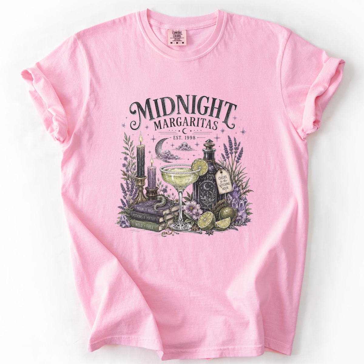 Midnight Margaritas Witchy Apothecary Graphic Tee | Foxfire & Fable - Blossom