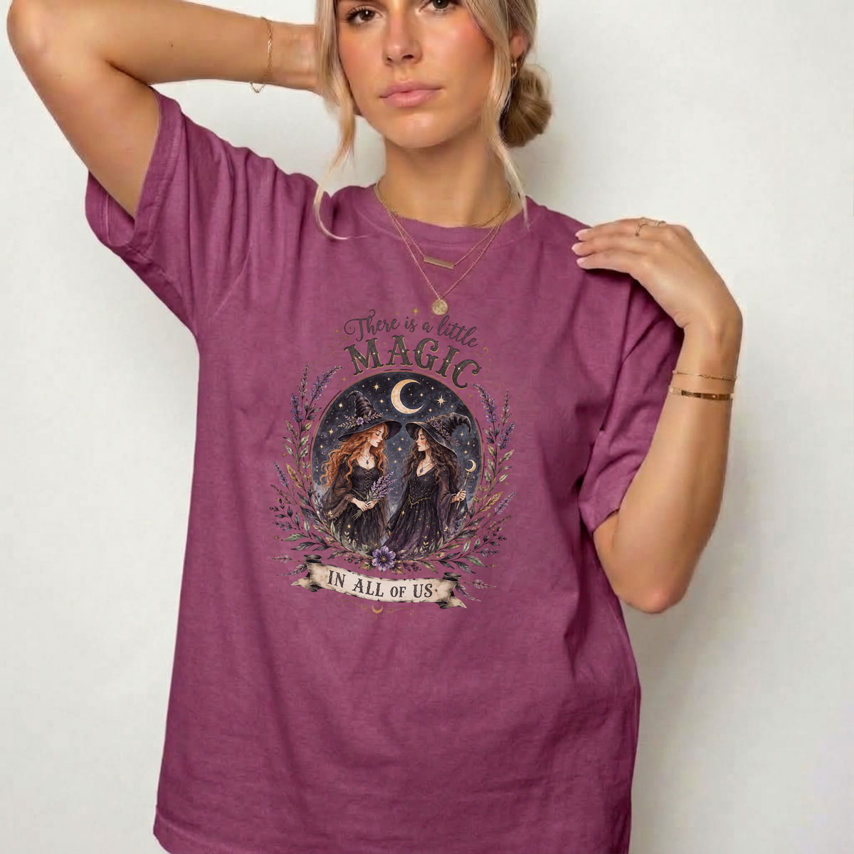 Witchy Magic Celestial Graphic Tee | Foxfire & Fable