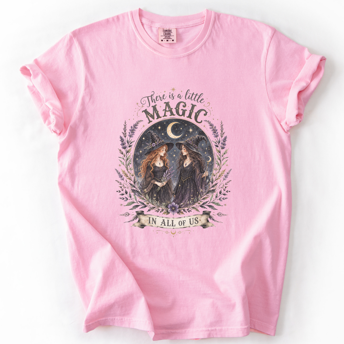 Witchy Magic Celestial Graphic Tee | Foxfire & Fable - Blossom